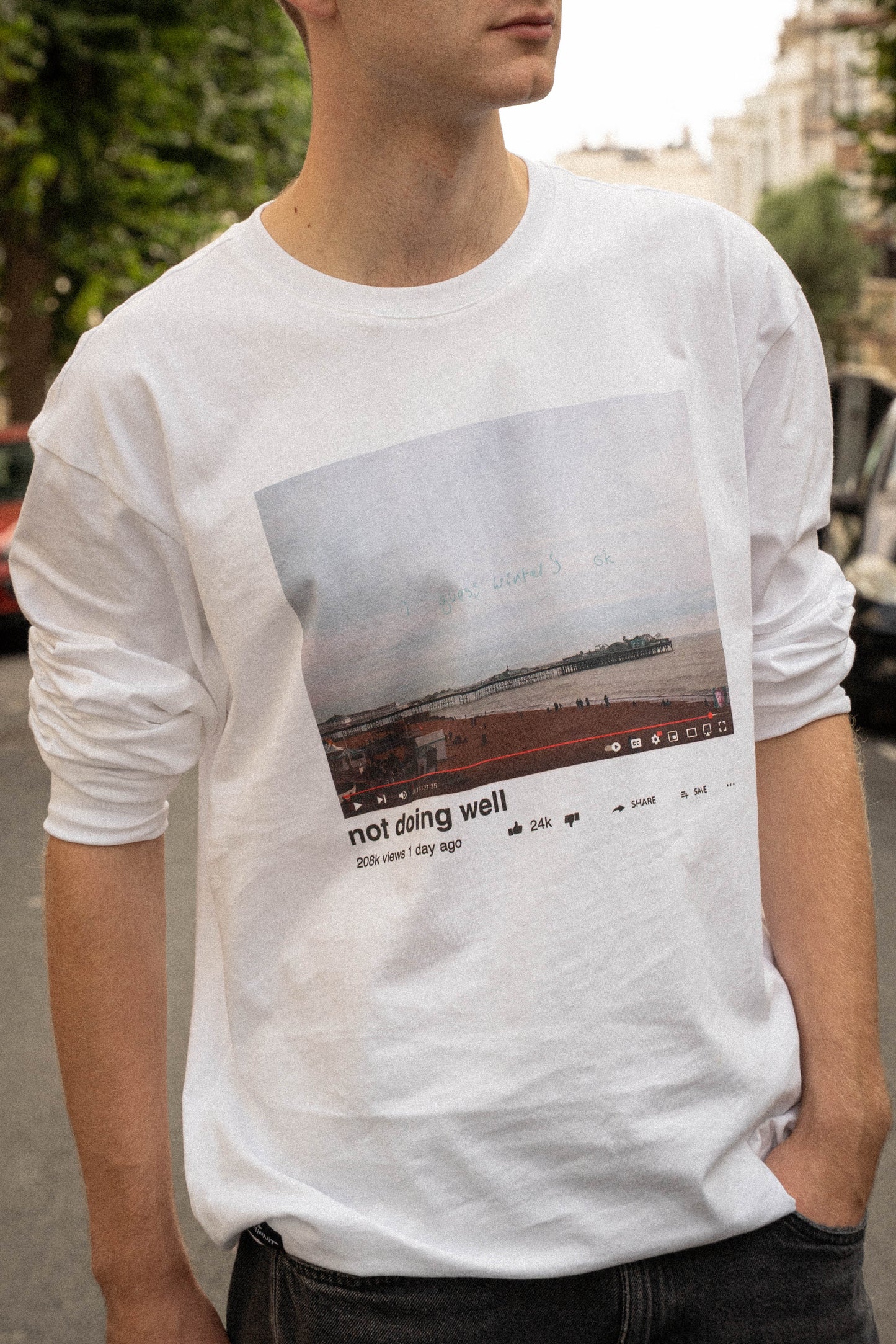 Not Doing Well Long Sleeve Tee