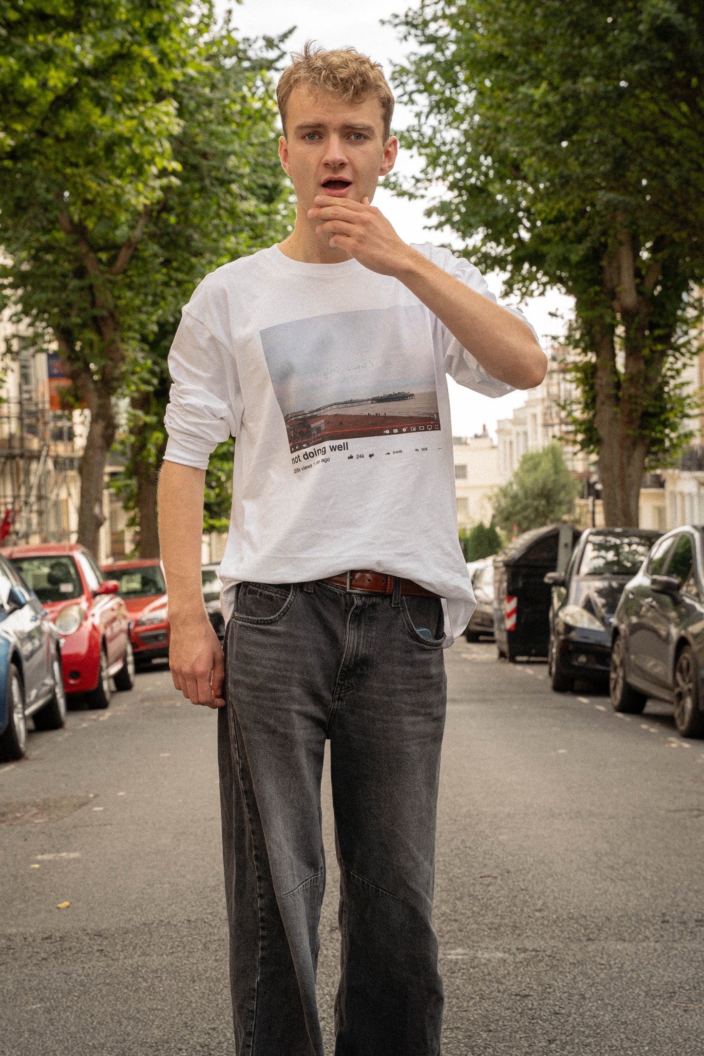 Not Doing Well Long Sleeve Tee